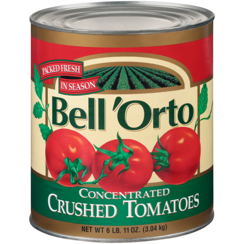 BELL ORTO Concentrated Crushed Tomato, 107 oz. Can (Pack of 6) 