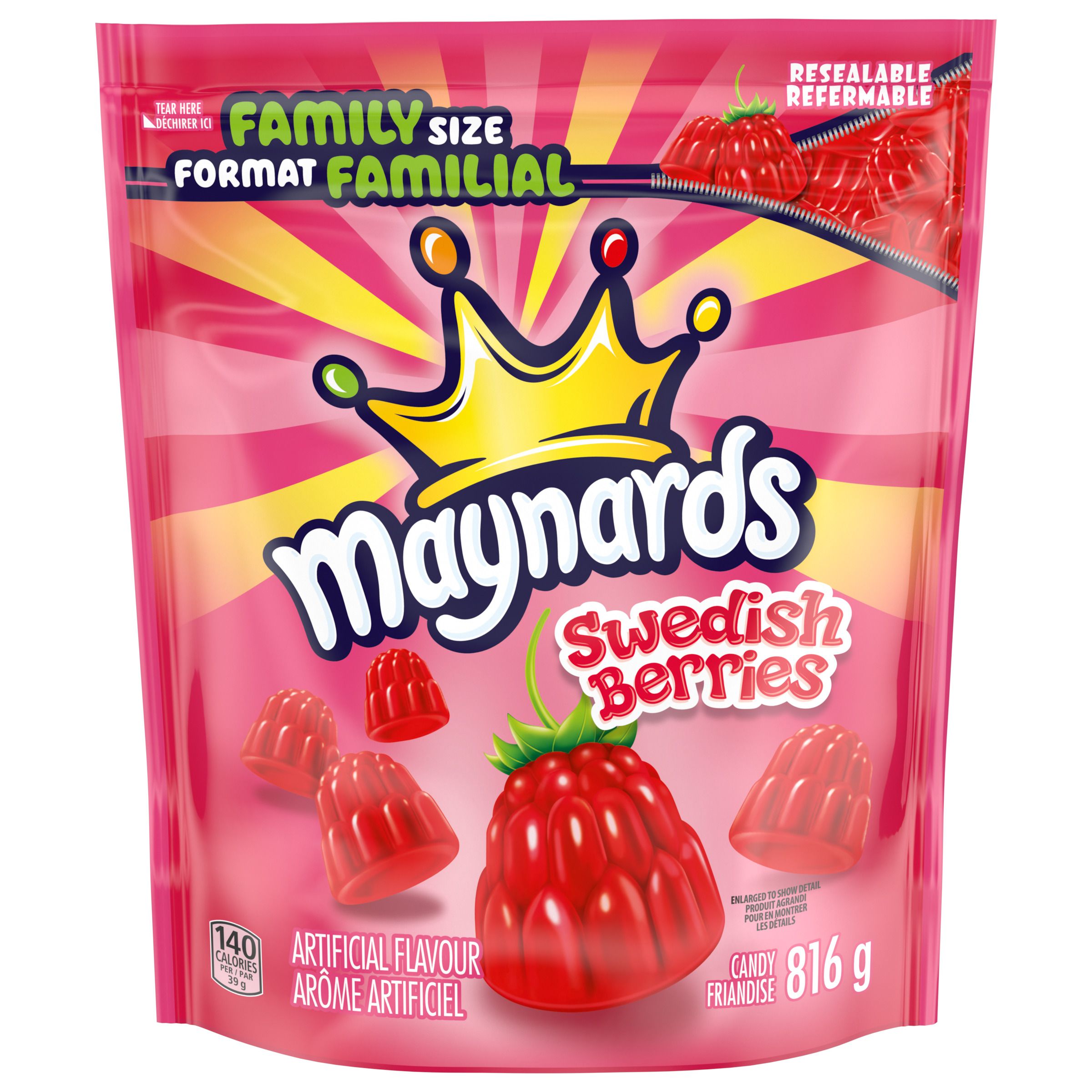 Maynards Swedish Berries Gummy Candy, 816g-0