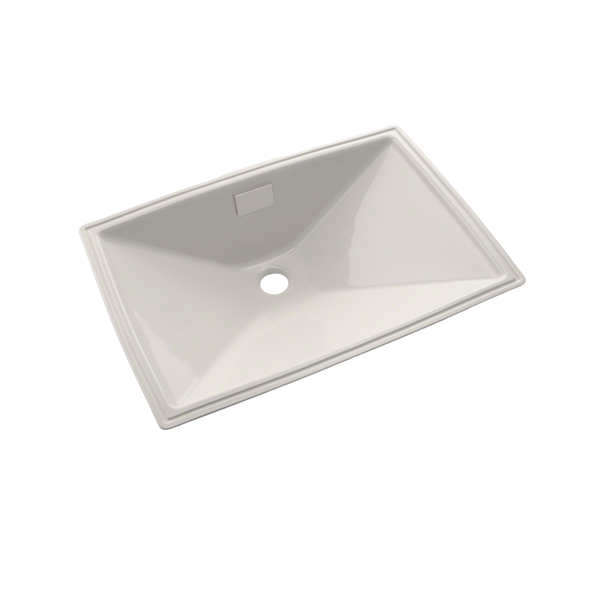 TOTO Lloyd Rectangular Undermount Bathroom Sink, Colonial White, Vitreous China, LT931#11