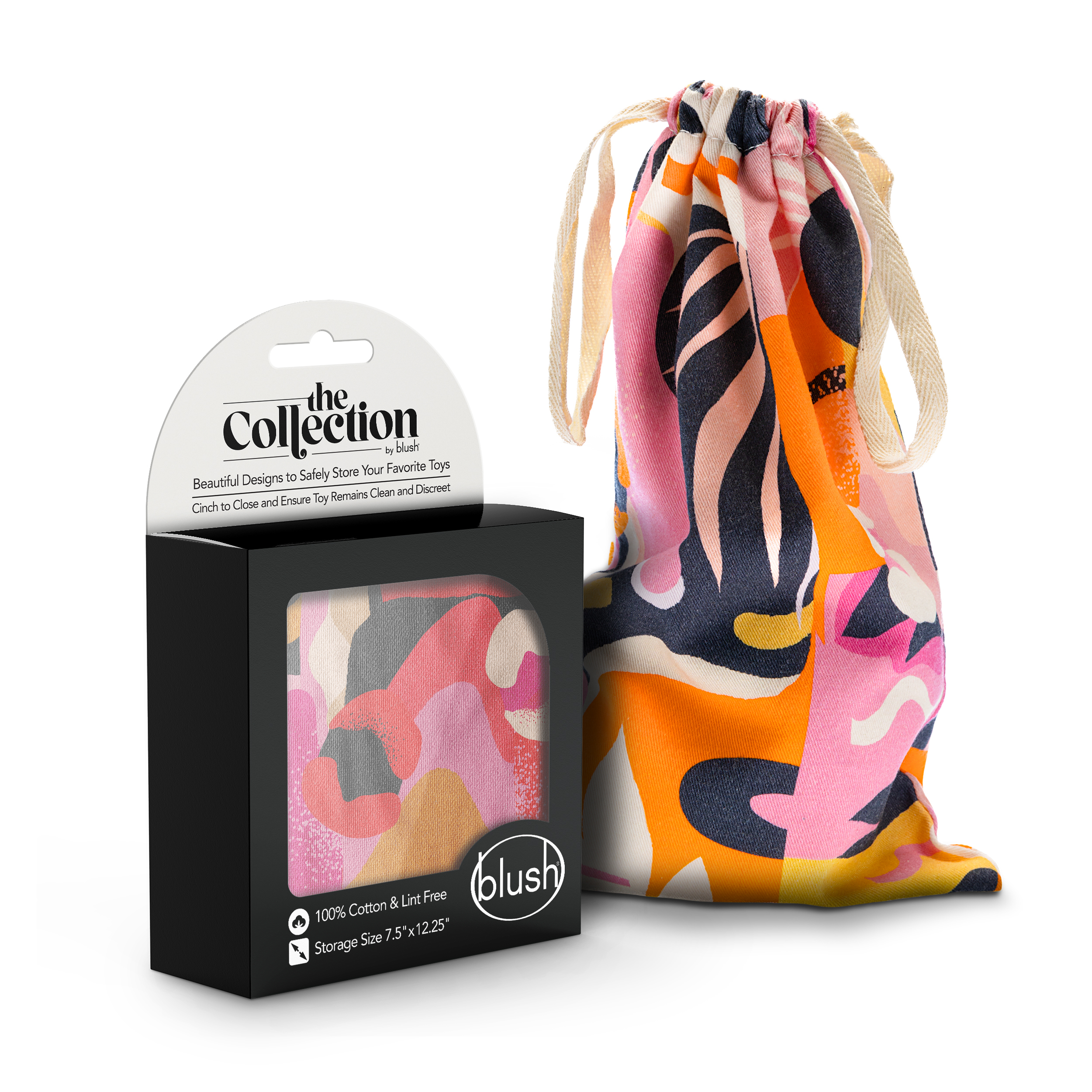 Blush The Collection Cotton Toy Bag - Burst