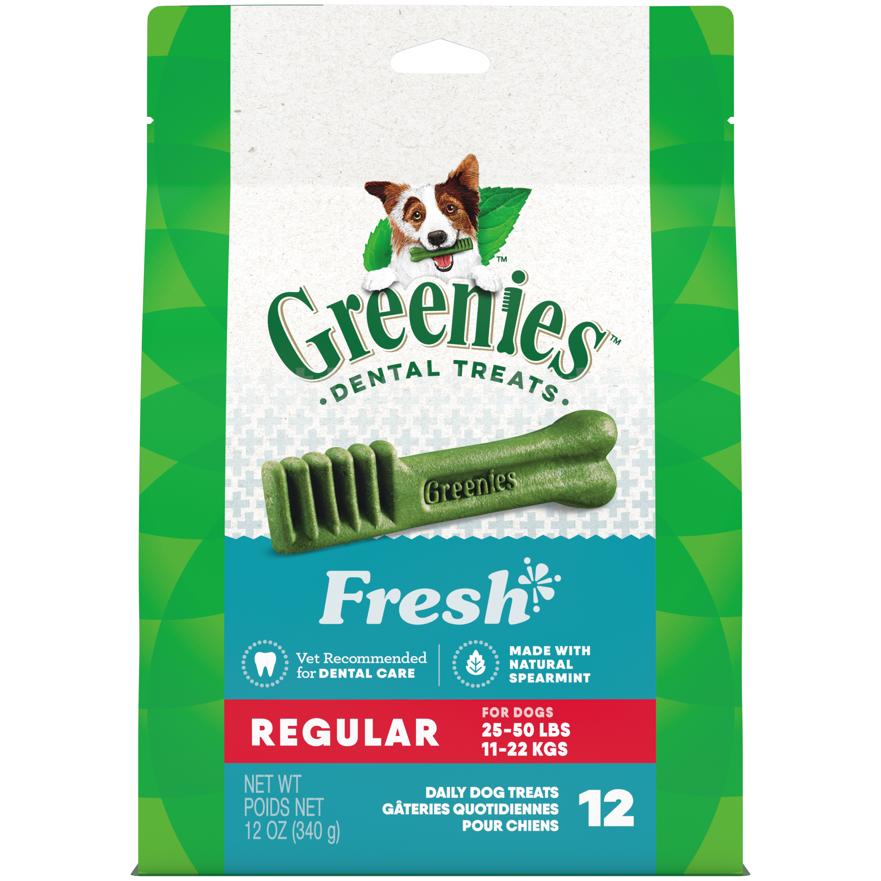 12 oz. Greenies Regular Fresh Treat Pack - Health/First Aid