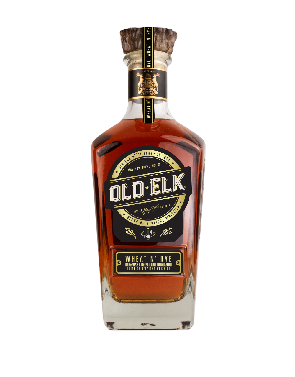 OLD ELK WHEAT N' RYE BLENDED WHISKEY