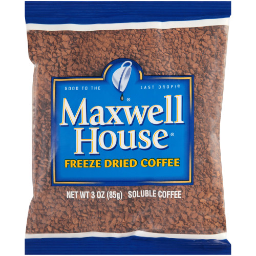  MAXWELL HOUSE Freeze-Dried Coffee, 3 oz. Bag (Pack of 32) 