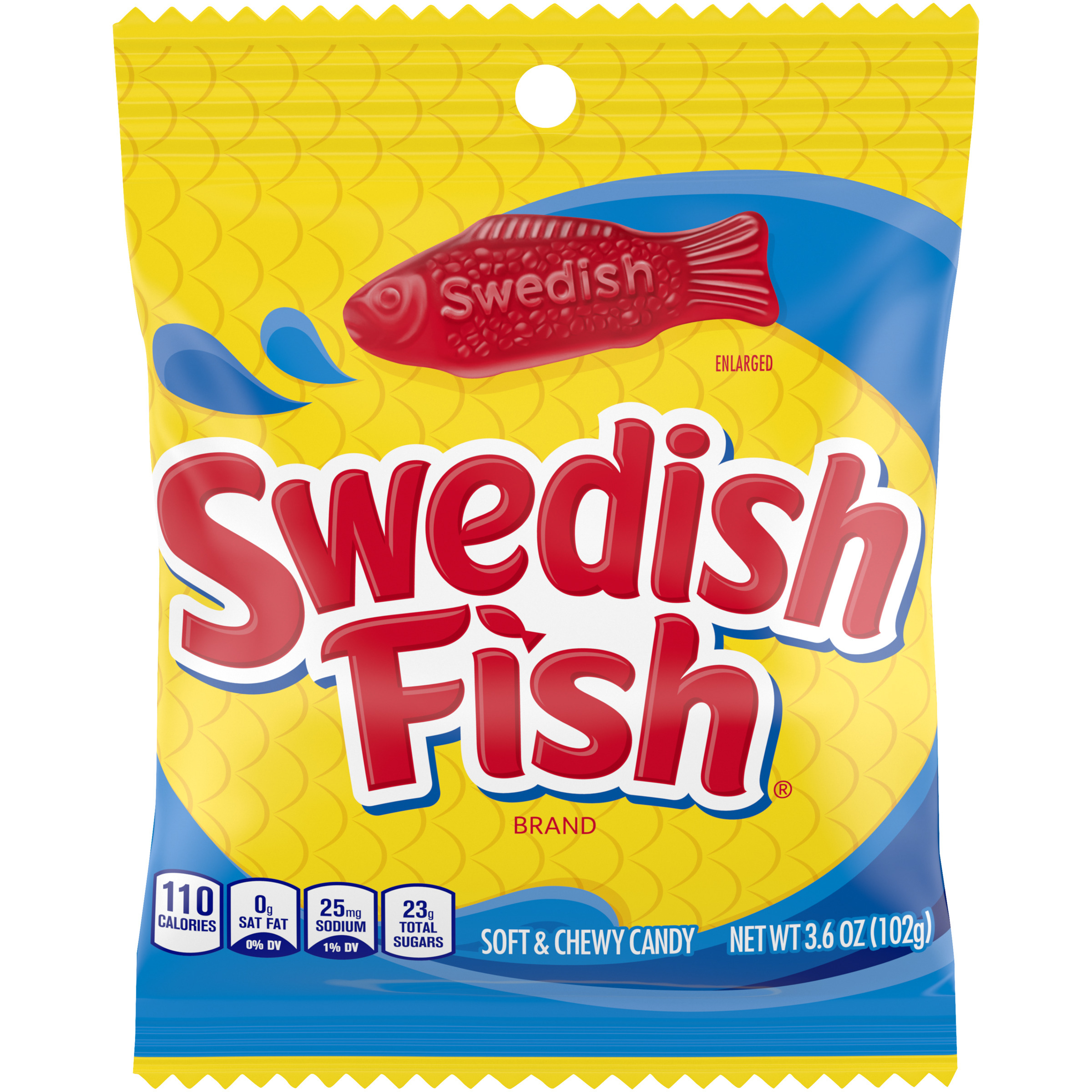 SWEDISH FISH Soft & Chewy Candy, 3.6 oz