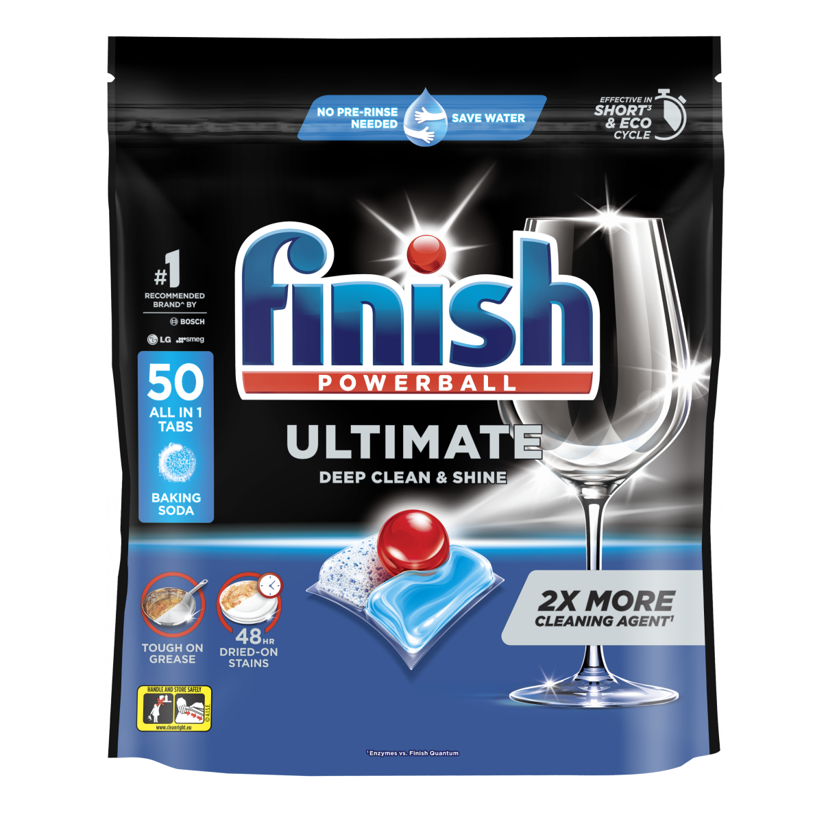 Finish Ultimate All in One Dishwashing Tablets Baking Soda Finish® AU