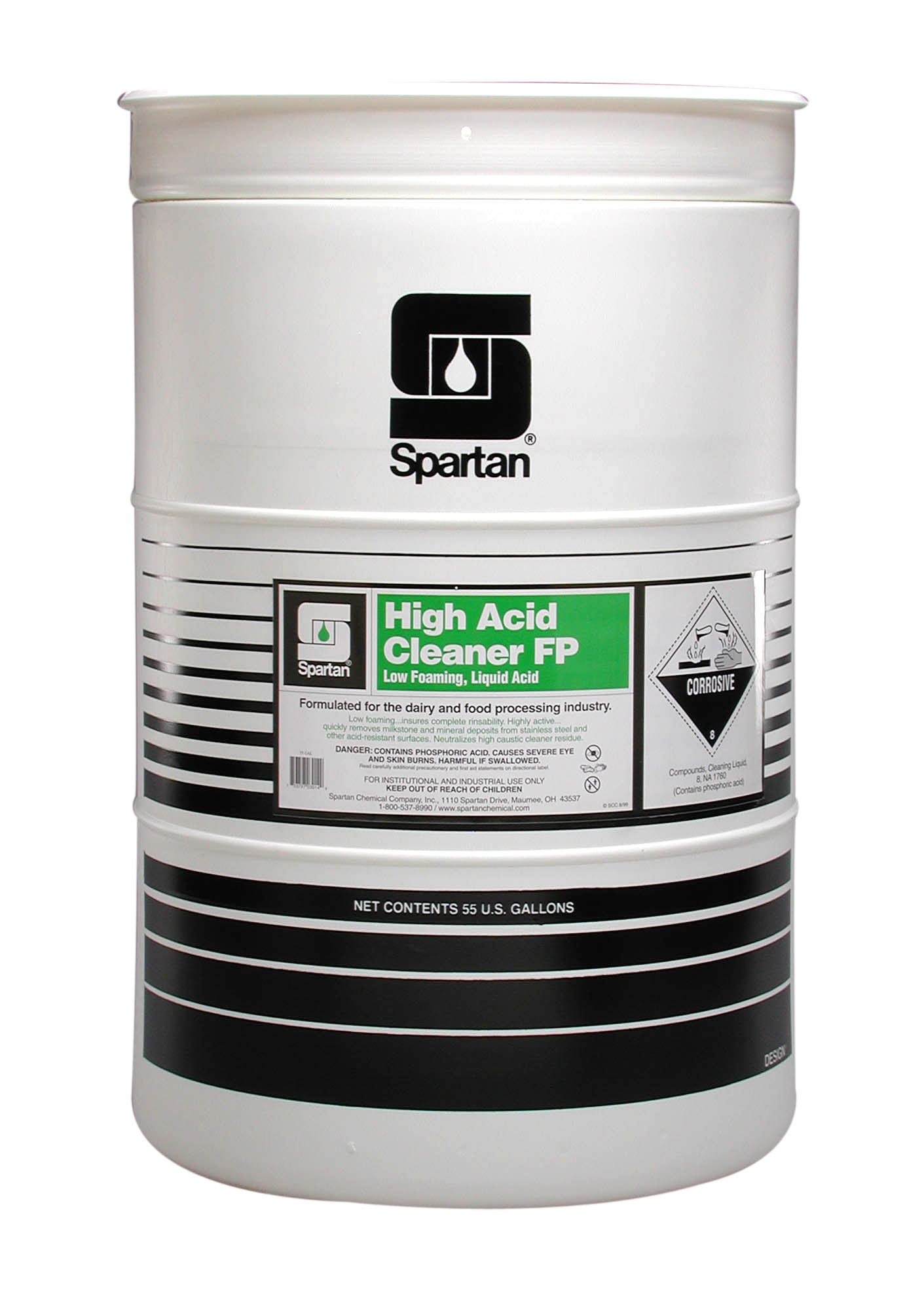 Spartan Chemical Company High Acid Cleaner FP, 55 GAL DRUM