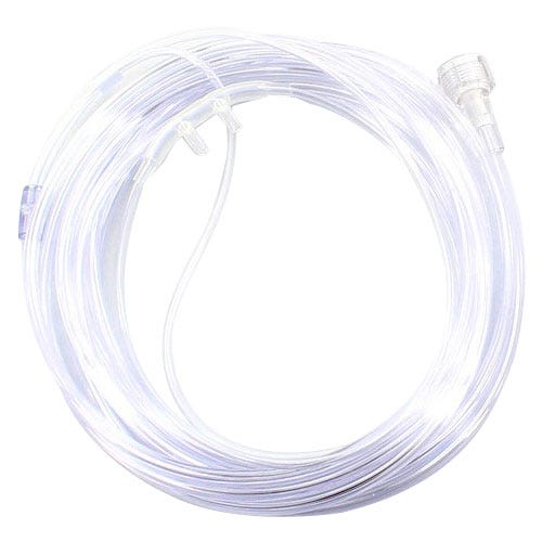 Softech® Nasal Cannula, Adult, 14' Star Lumen® Tubing, Over-the-Ear Style  - 50/Case