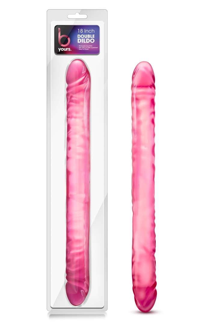 Blush B Yours Pink 18-Inch Long Dildo