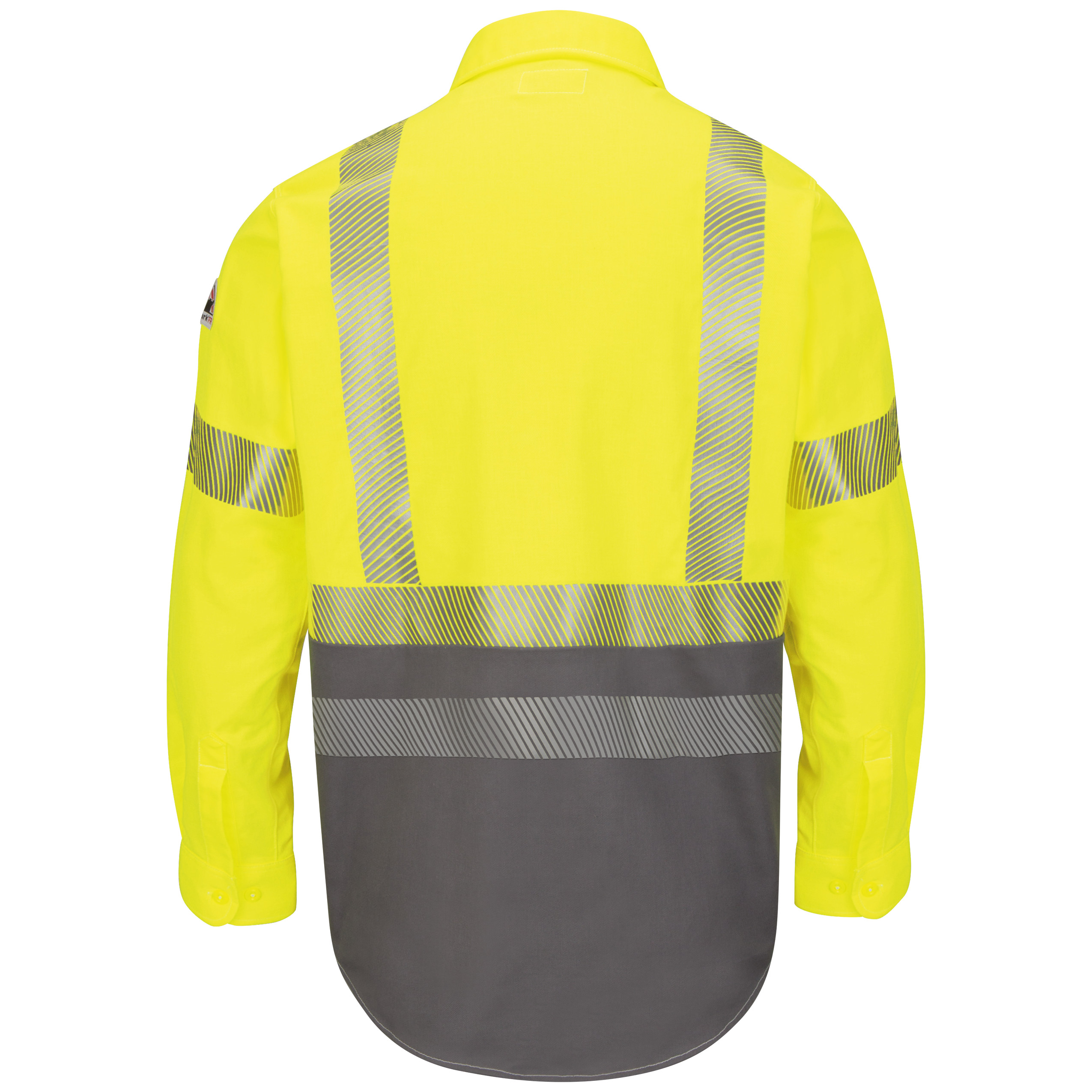 Picture of Bulwark® SLB4 Men's Hi-Visibility Color-Block Uniform Shirt