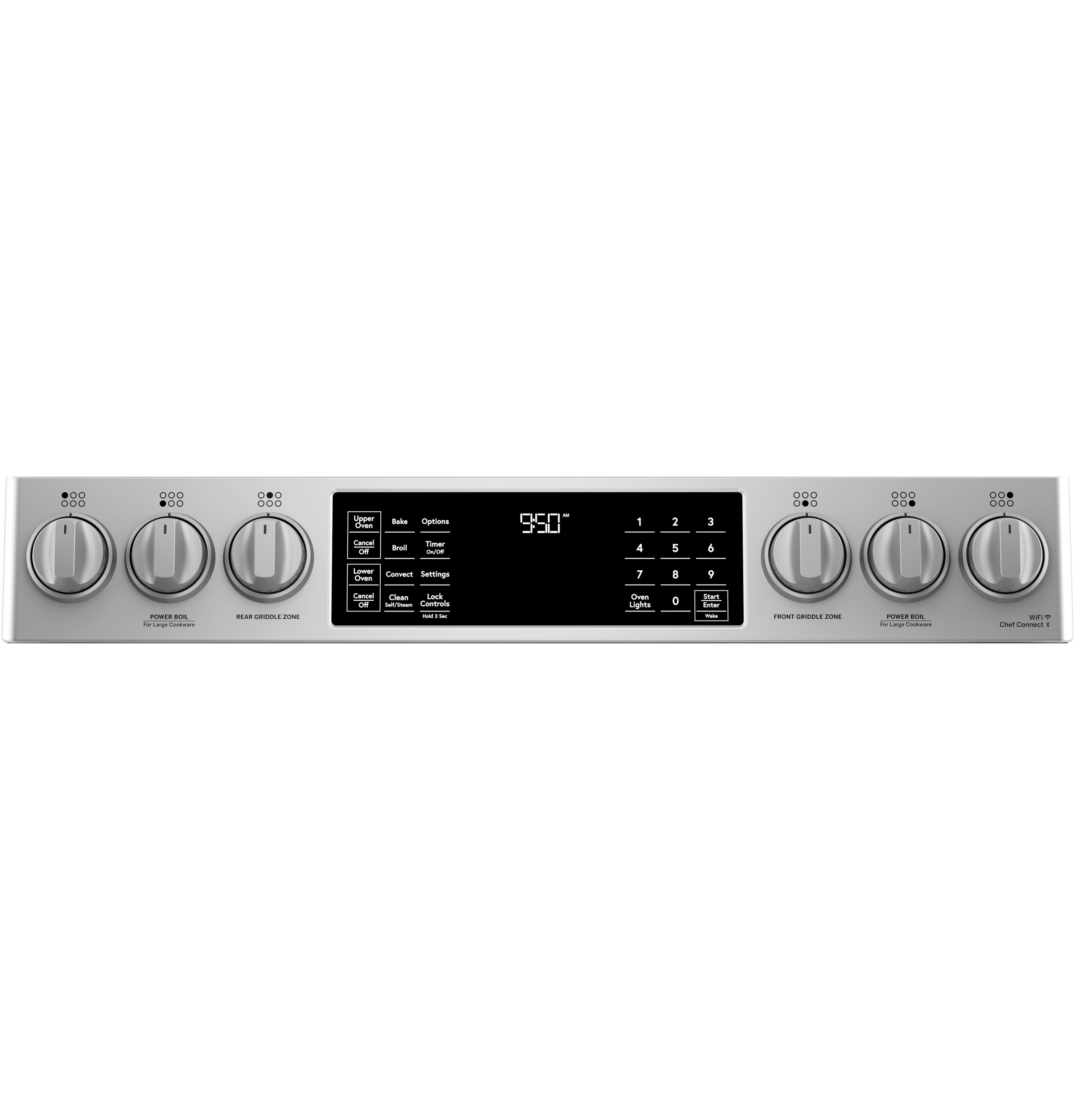 30" S/I — Dual Fuel RG — 6 Burners — Slf Cln w/ Stm Cln Opt — Cast Iron Griddle — Dbl Oven — True European Conv w/ Precise Air — ADA Compliant — Connectable via built-in WiFi view 6