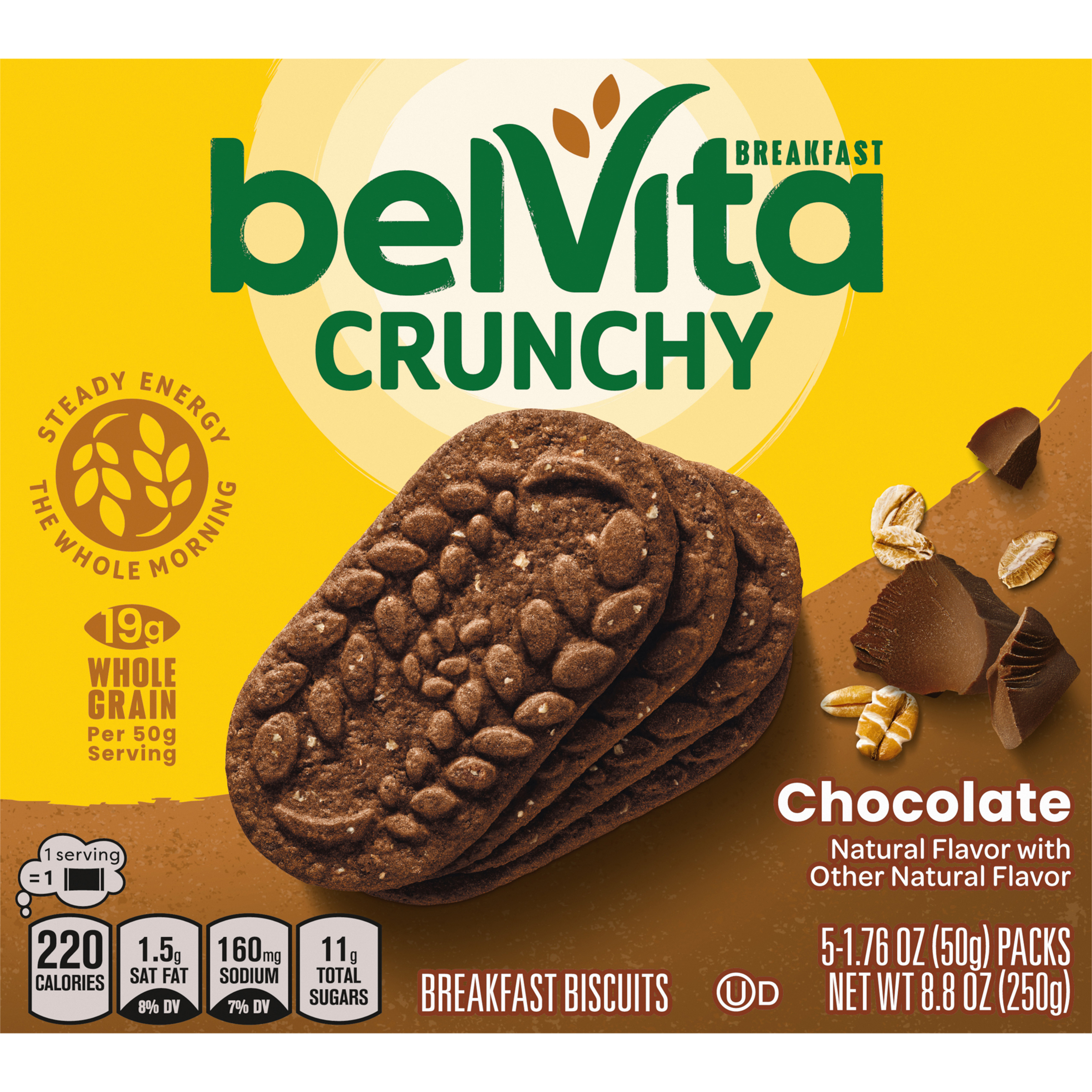 BELVITA Crunchy Chocolate Breakfast Biscuits 8.8 OZ-thumbnail-2