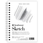 Strathmore 200 Series Sketch Paper Pad, Side Wire Binding, 100 Sheet, 5.5x8.5 inch