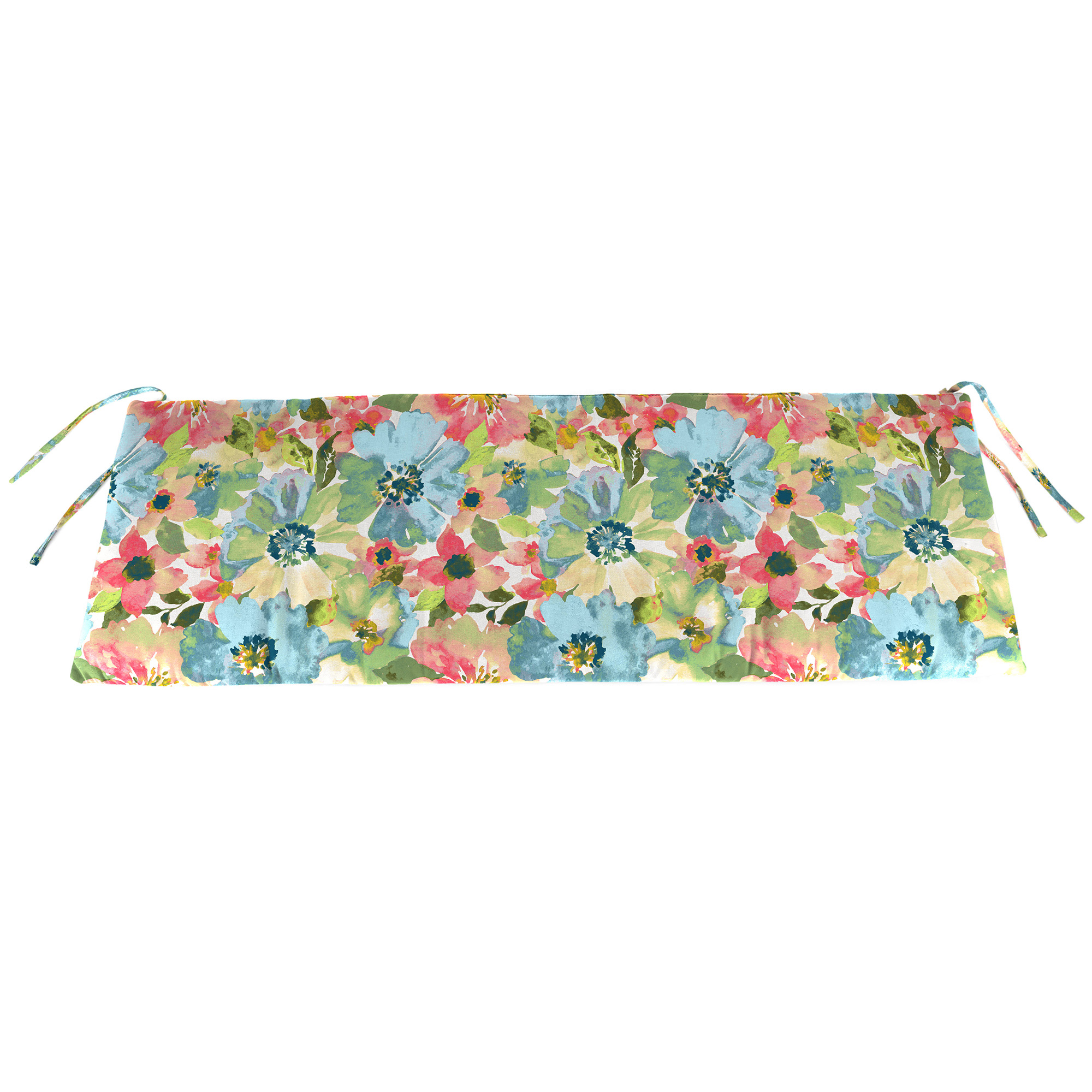 New Outdoor Patio Settee Swing Bench Cushion with Ties 48" x 19.5", UV Resistant - Picture 12 of 12