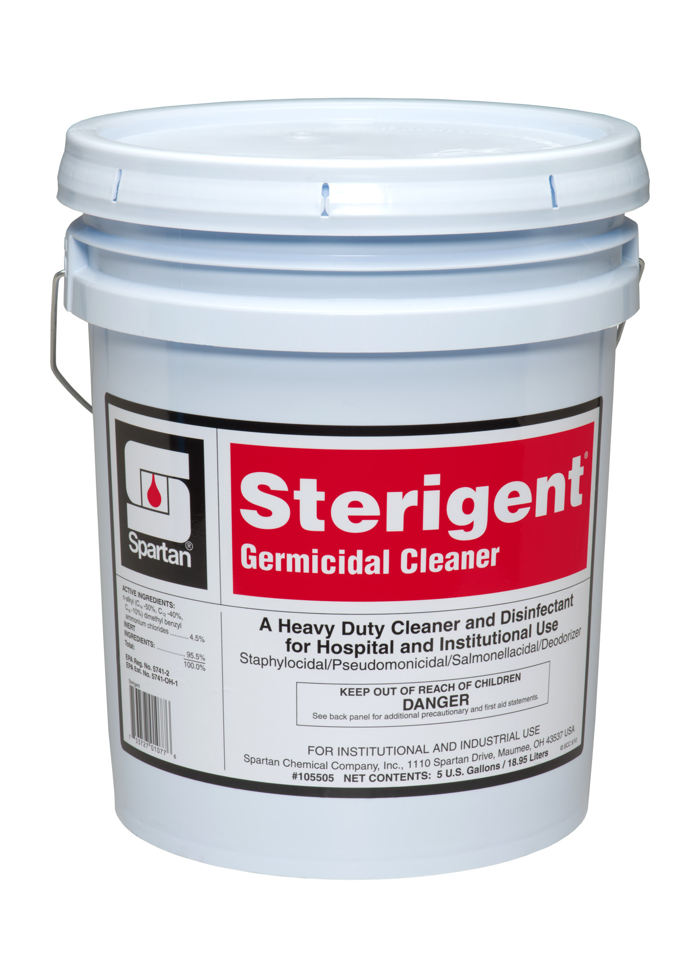 Spartan Chemical Company Sterigent, 5 GAL PAIL