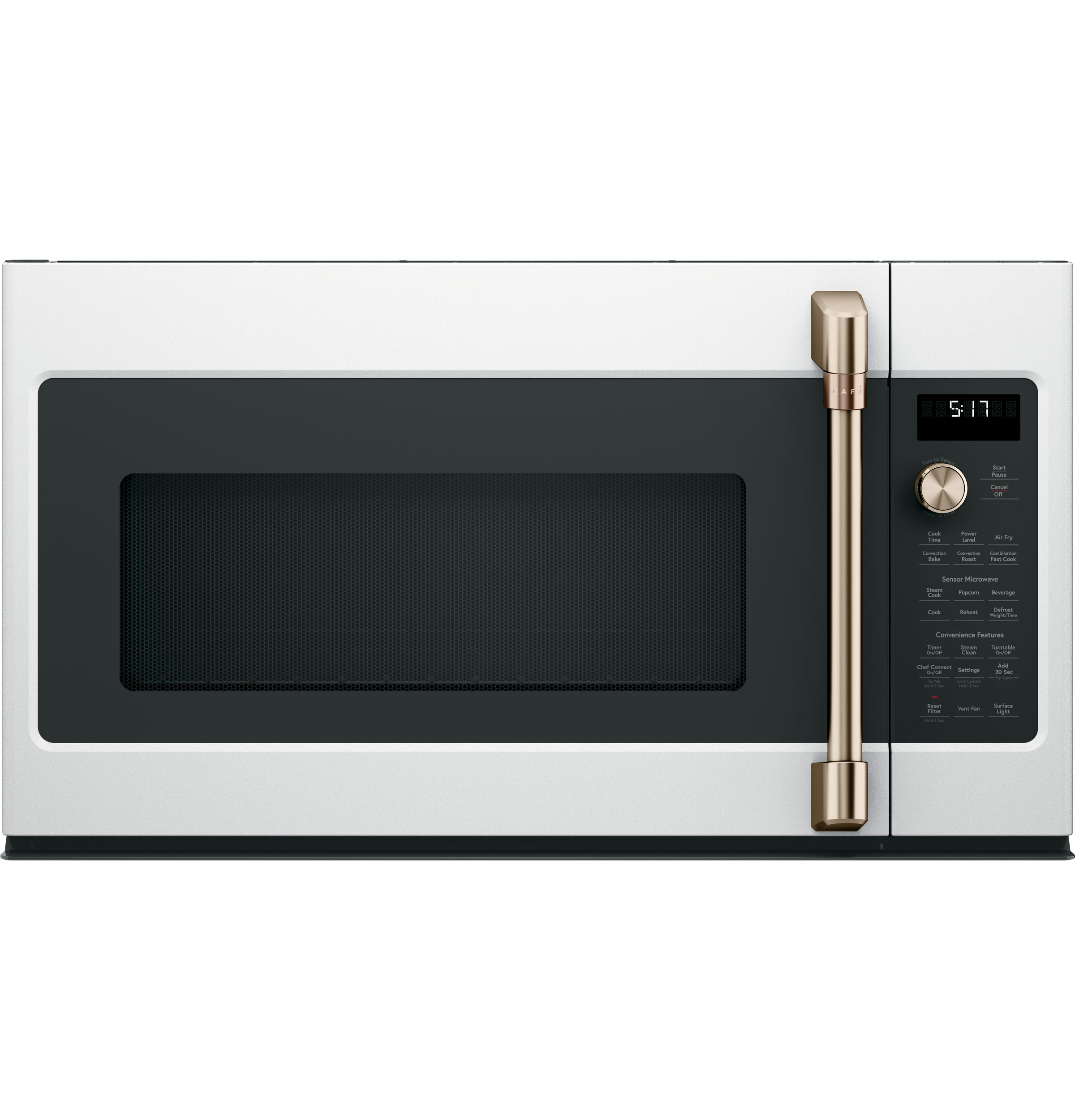 Café™ 1.7 Cu. Ft. Matte White Over The Range Microwave view 4