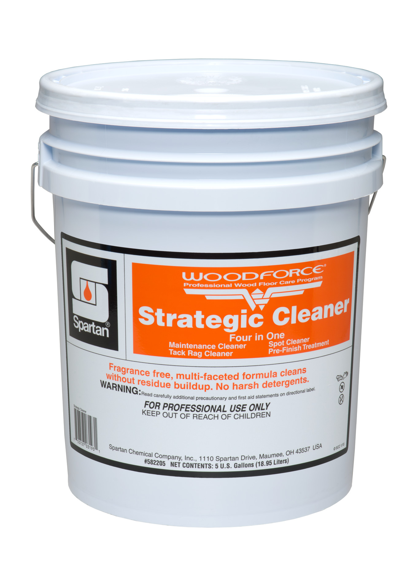 Spartan Chemical Company Strategic Cleaner, 5 GAL PAIL