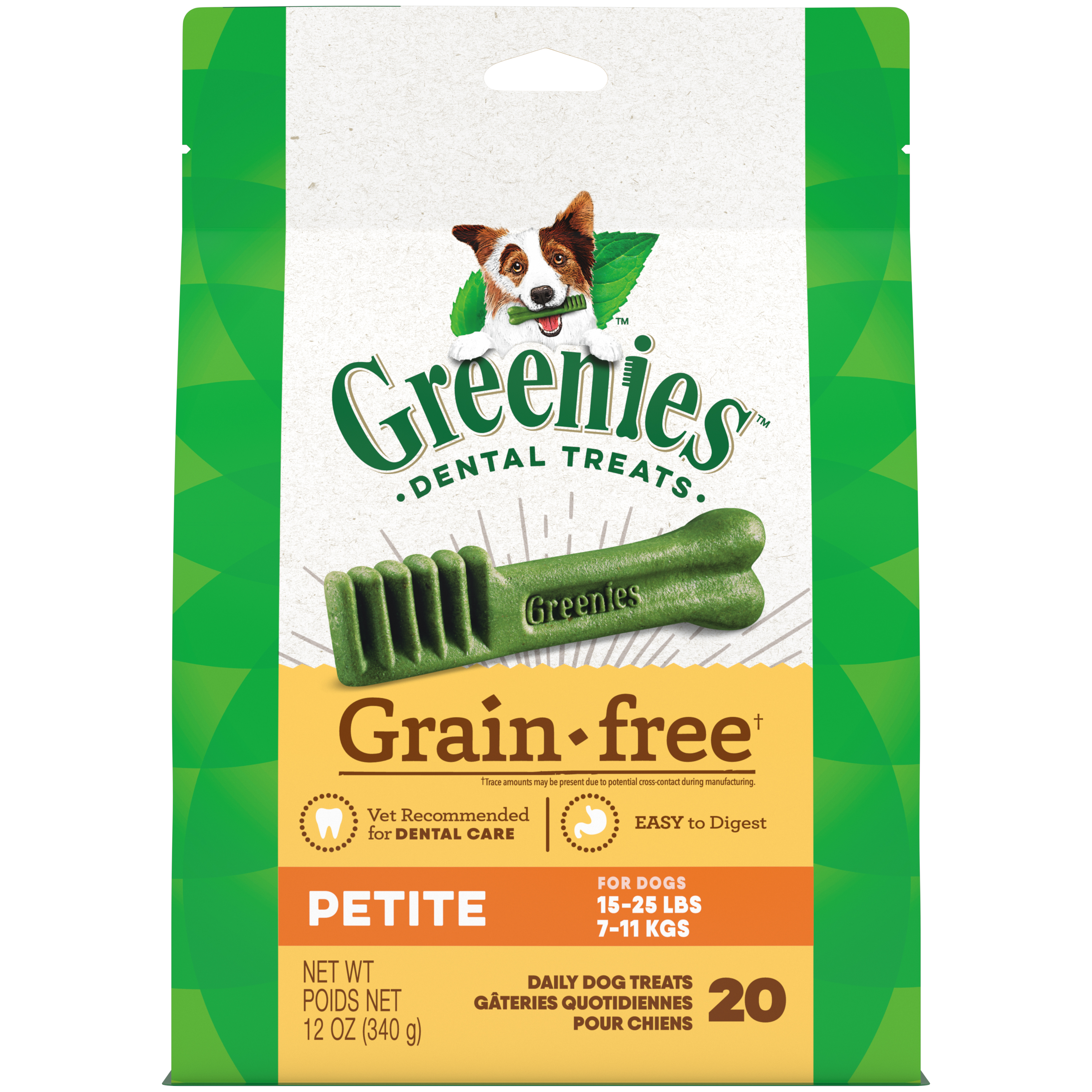 12 oz. Greenies Grain Free Petite Treat Pack - Treats