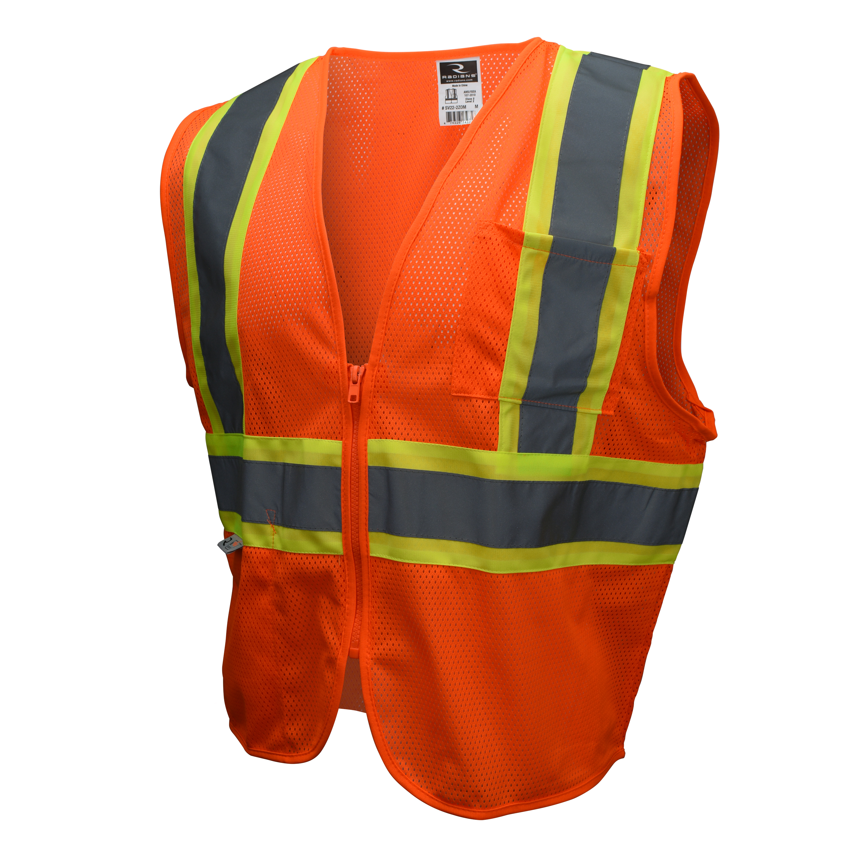 Picture of Radians SV22-2 Economy Type R Class 2 Mesh Safety Vest with Two-Tone Trim