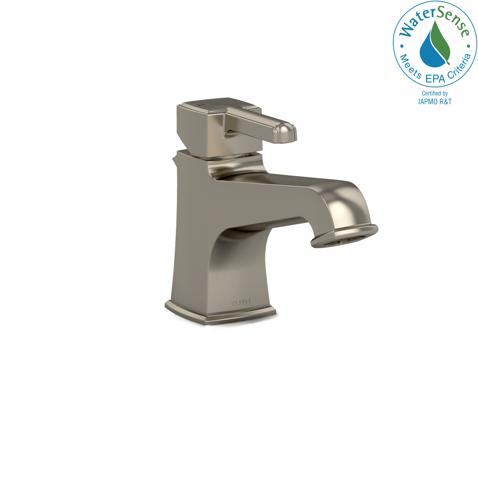 TOTO Connelly Single Handle 1.5 GPM Bathroom Sink Faucet, Brushed Nickel, Brass, TL221SD#BN