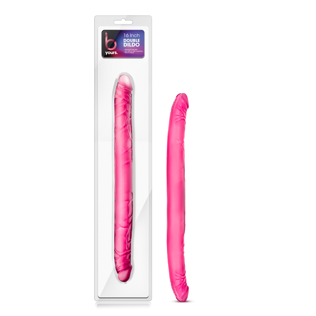 Blush B Yours Pink 16-Inch Long Dildo