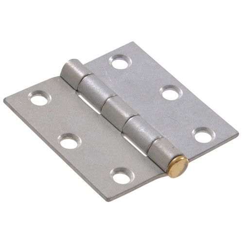 Hardware Essentials General Purpose Hinge with Fixed Pin Galvanized (3") 2 Pack
