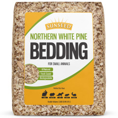 Image of Sunseed Northern White Pine Bedding for Small Animals, 2500 cu in