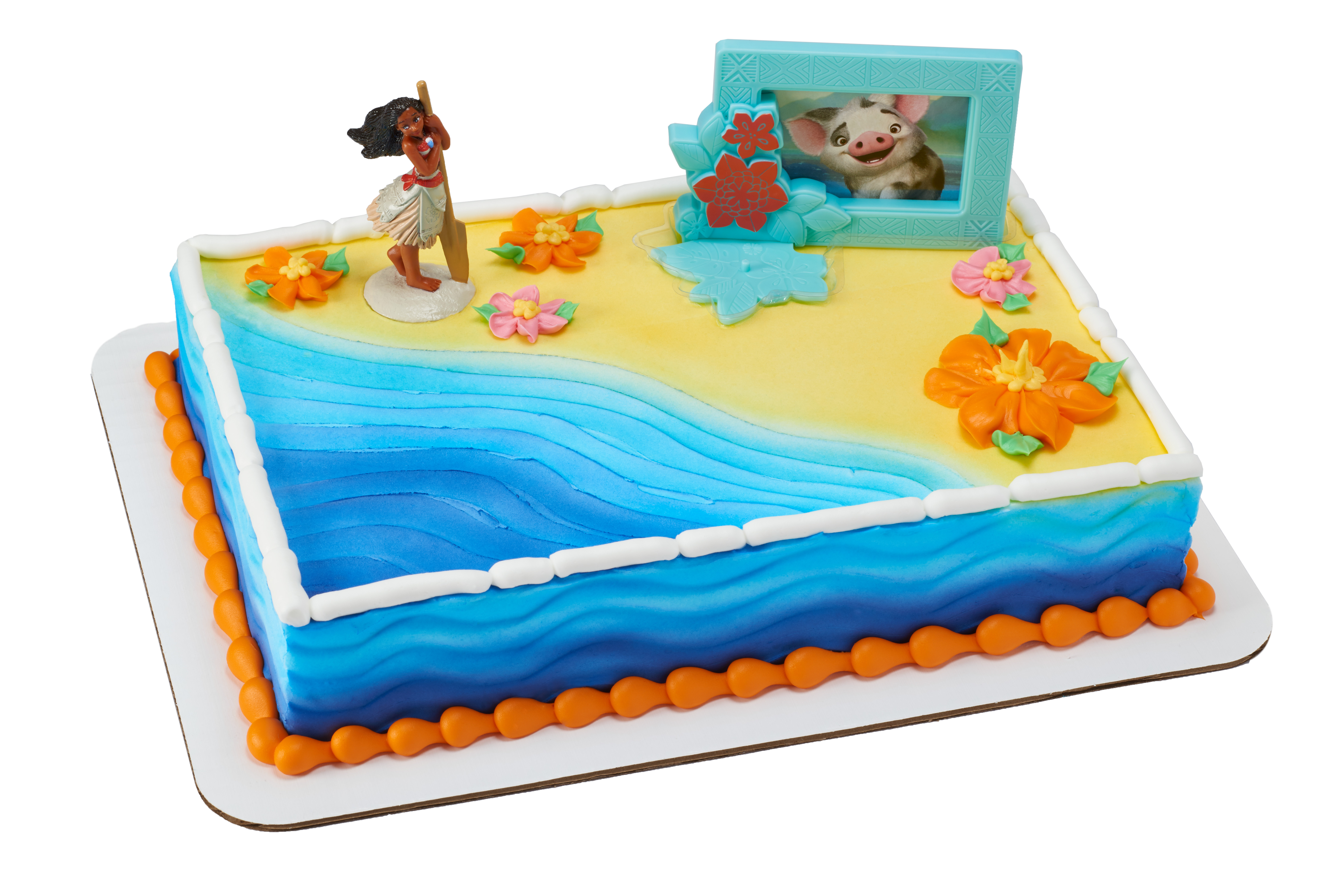 Тортик с морем с Моаной
