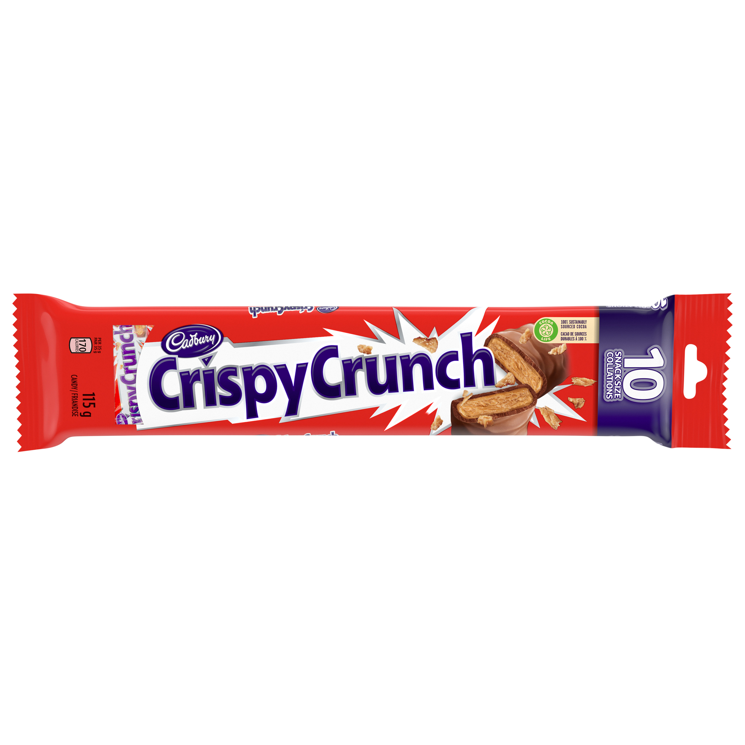 Crispy Crunch Peanut Butter Chocolate Bar-Minis 115 G