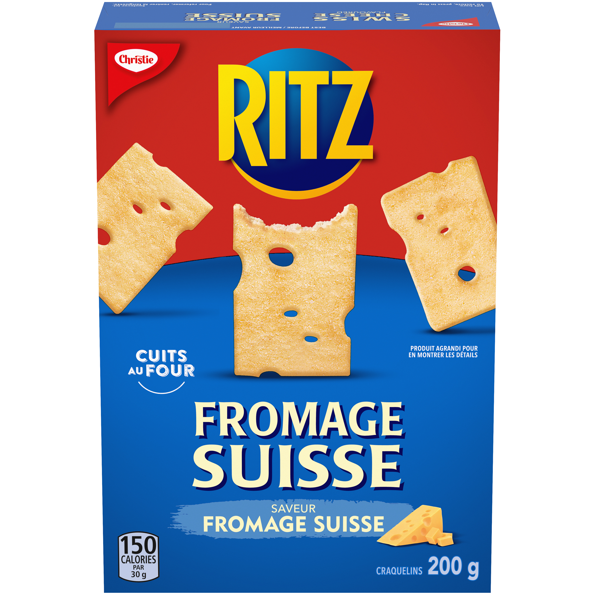 Ritz Swiss Cheese Flavoured Crackers, 200 G-1
