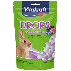 Image of Vitakraft Drops Rabbit Treat with Wildberry Flavor 5.3 oz.