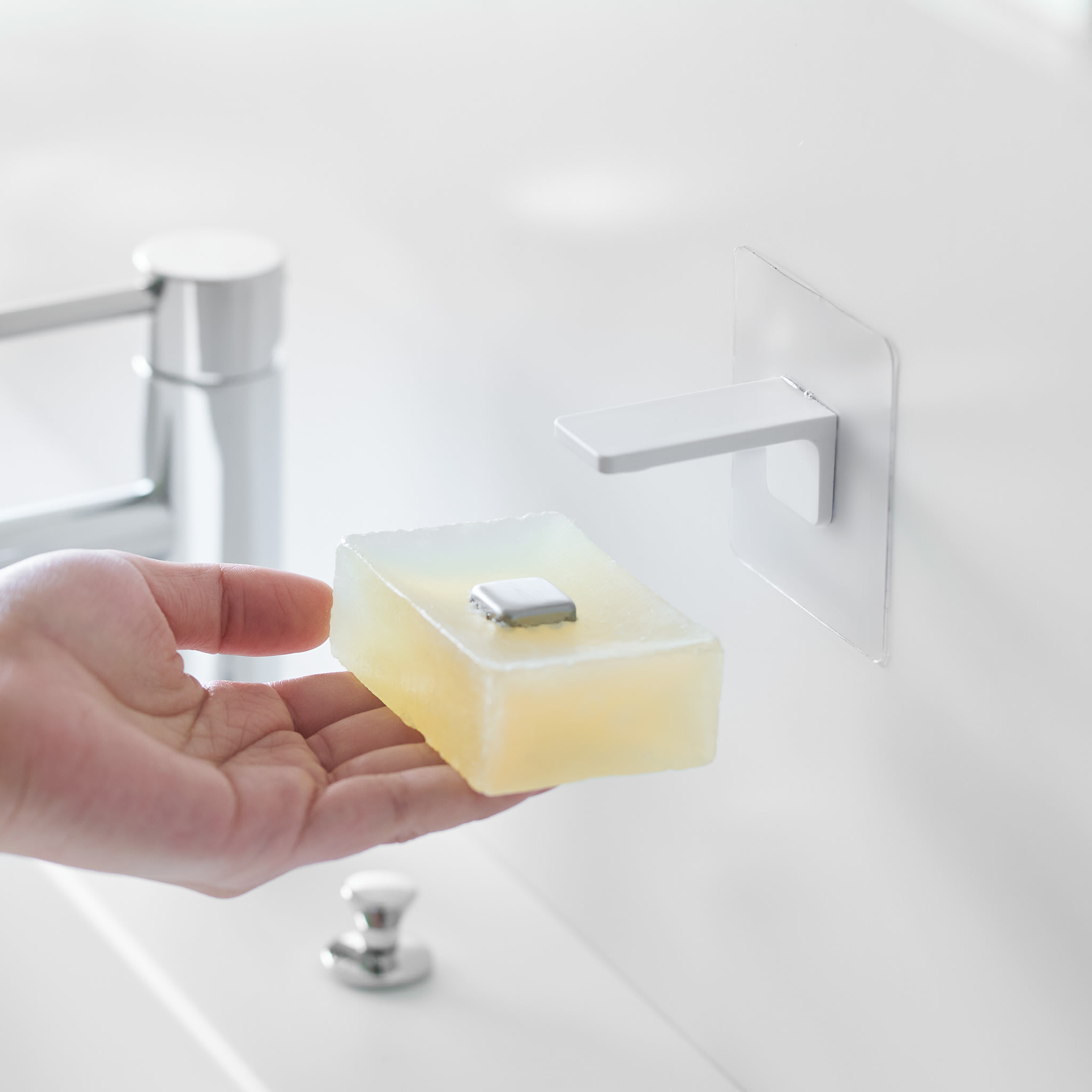 Film Hook Soap Holder with Magnet : Includes Magnet