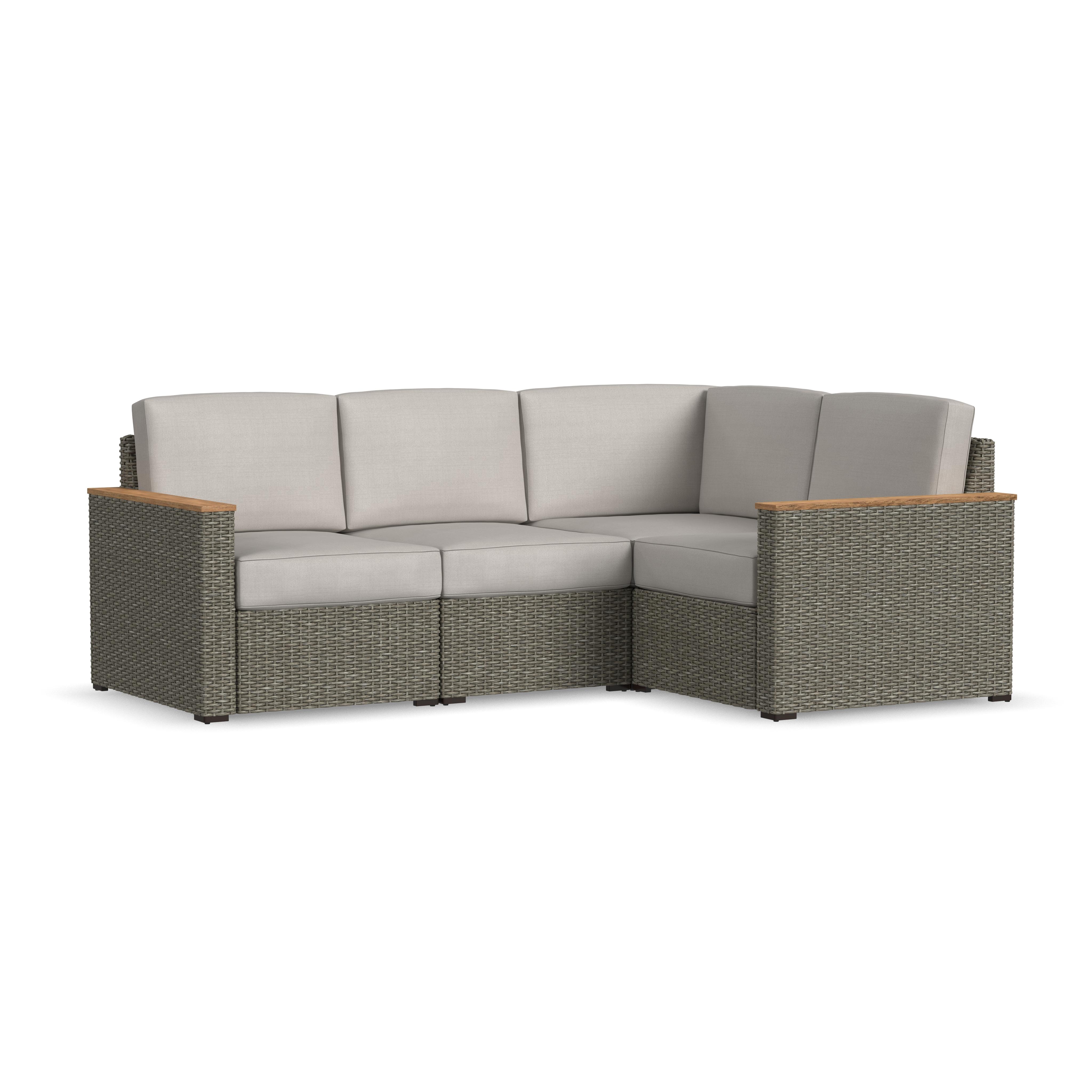 Homestyles Boca Raton Outdoor 4 Seat Sectional