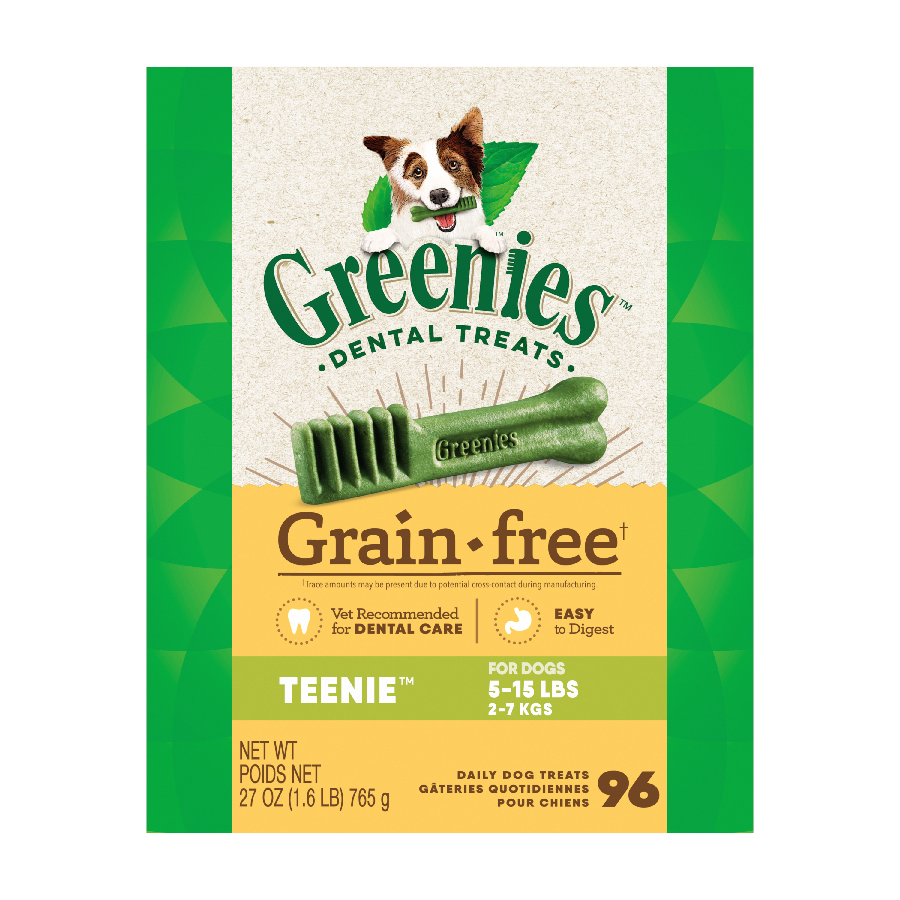 27 oz. Greenies Grain Free Teenie Tub Treat Pack - Health/First Aid