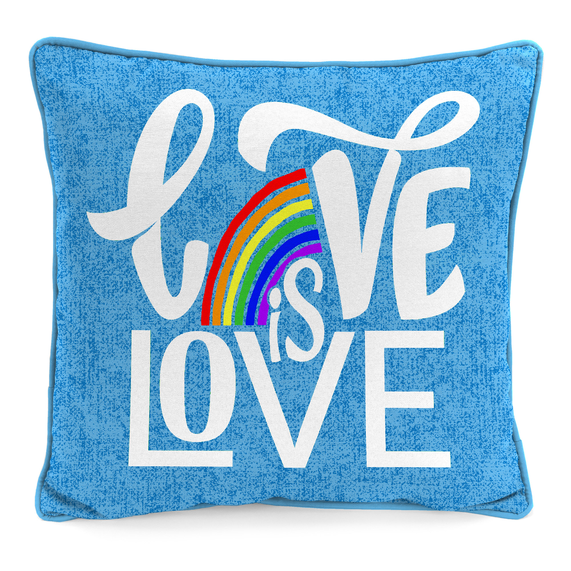 New Outdoor Throw Pillow with Welt 16" x 16", Fade Stain Resistant, Easy Clean - Picture 21 of 30