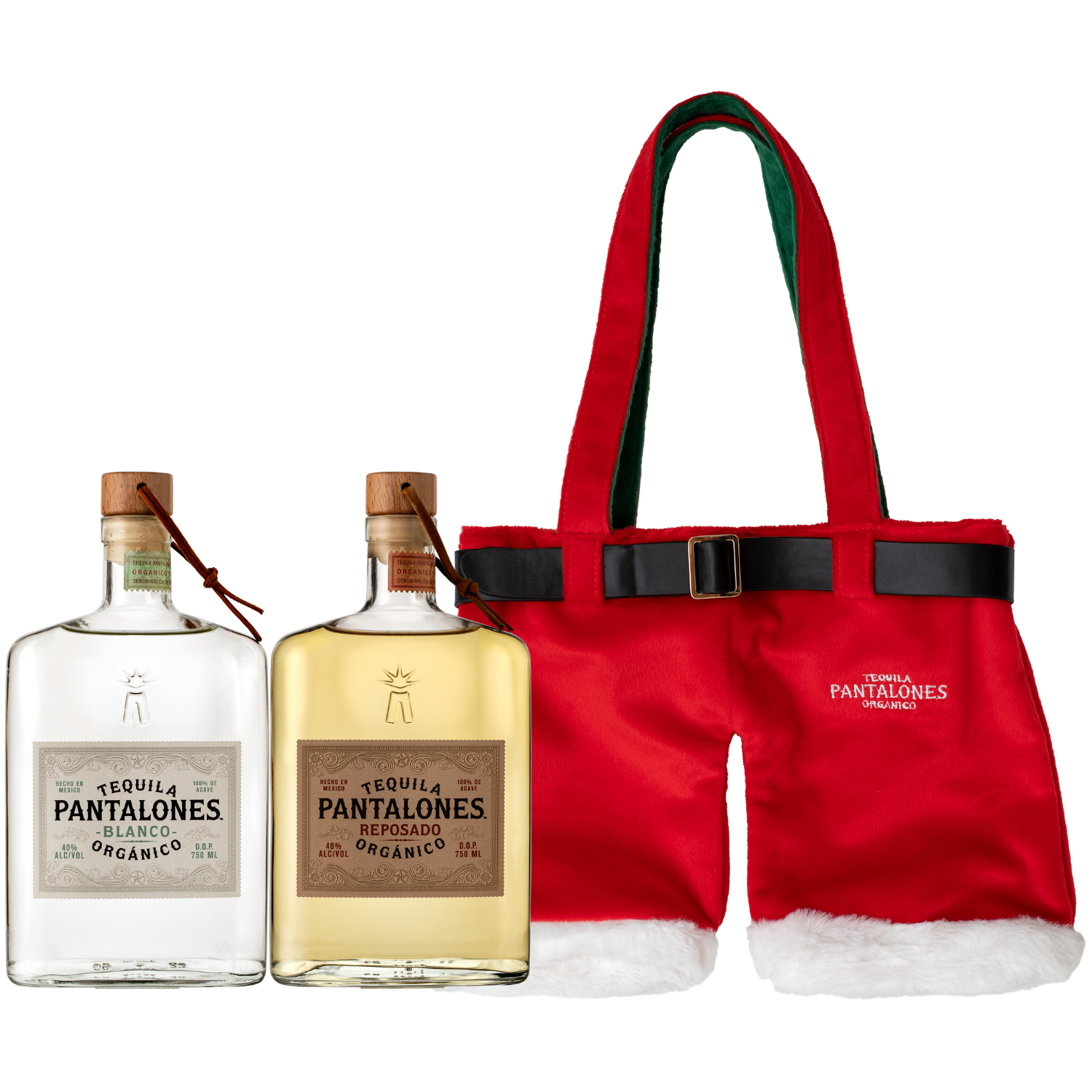 PANTALONES SANTA PANTS BOTTLE BAG BUNDLE - BLANCO & REPOSADO