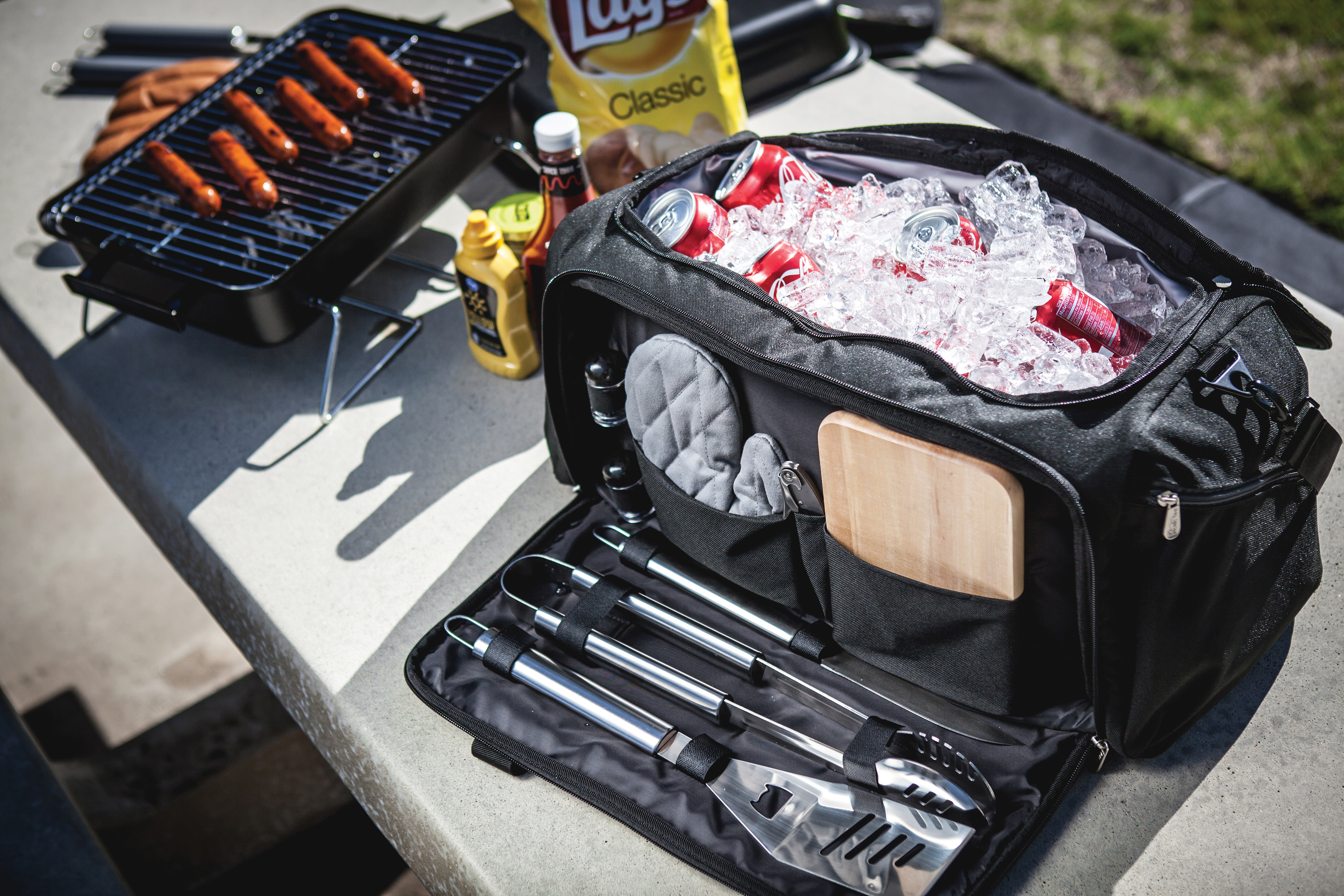 Michigan State Spartans - BBQ Kit Grill Set & Cooler