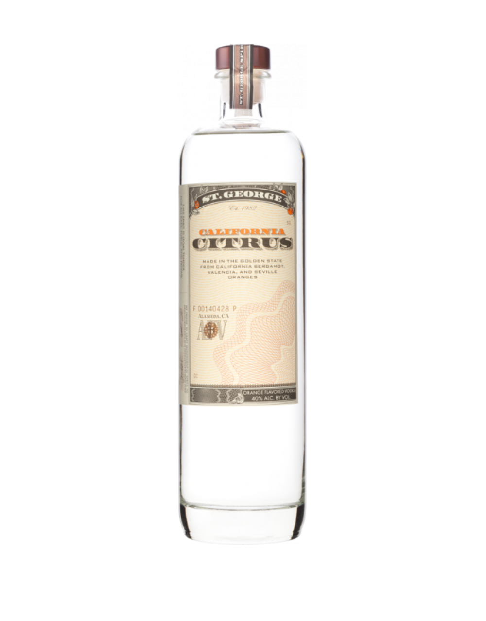 ST. GEORGE CALIFORNIA CITRUS VODKA