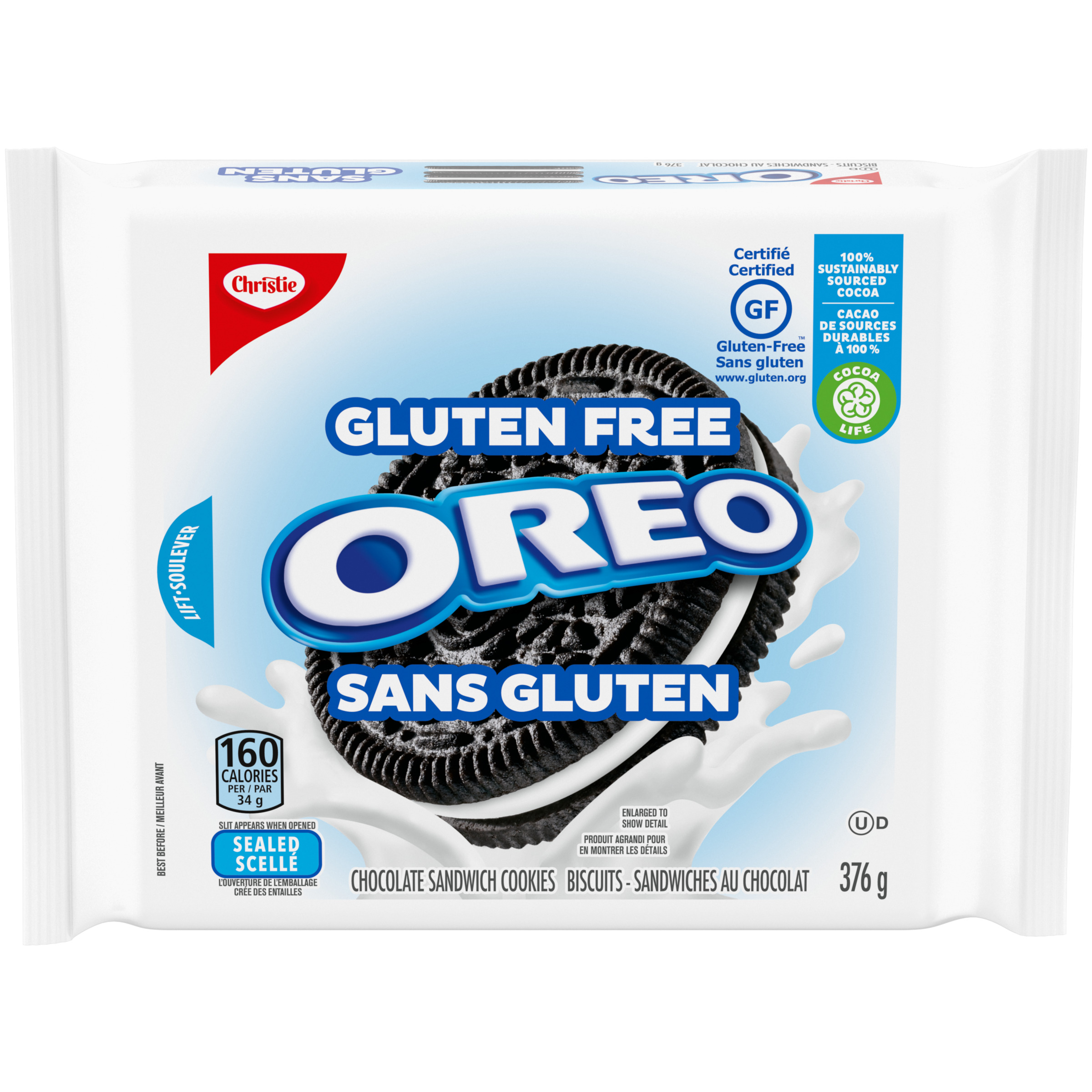 OREO Sans gluten originaux 376 g