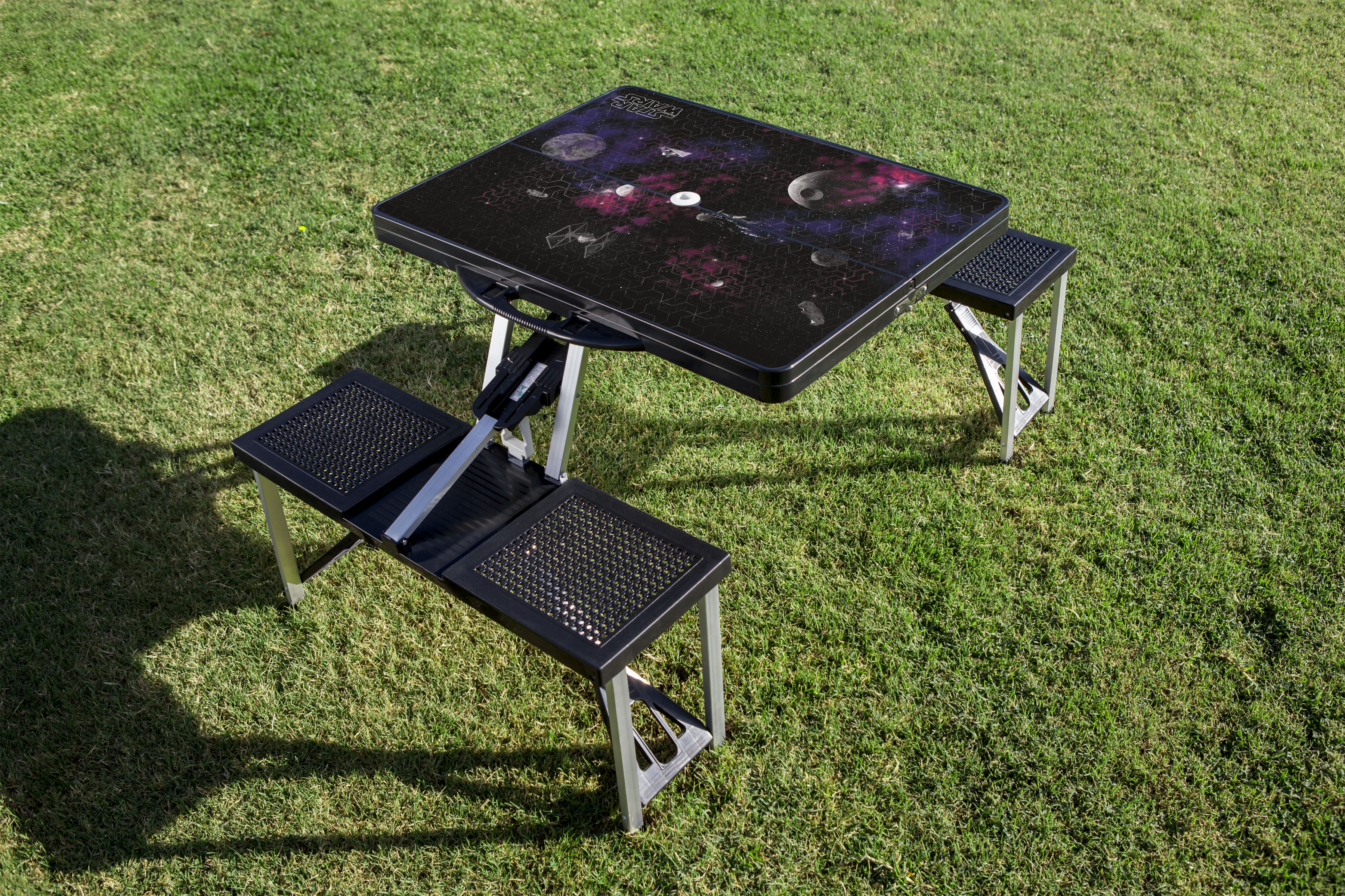 Death Star - Star Wars - Picnic Table Portable Folding Table with Seats