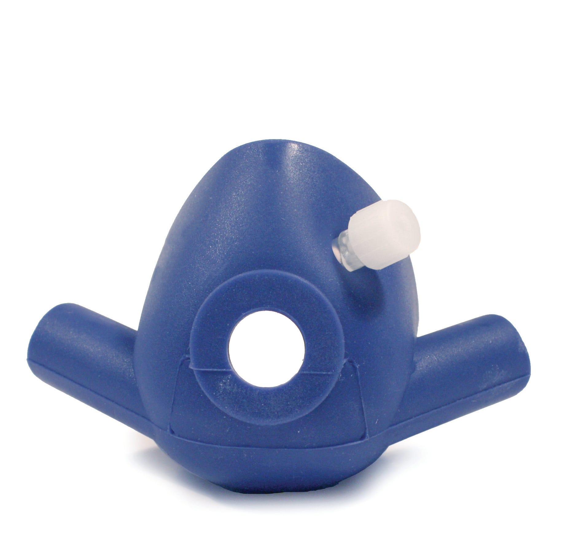 Prepunched Autoclavable Nasal Hoods with Luer Lock Connection, Blue, Medium, 3/Pkg
