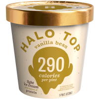 Vanilla Bean Flavored Light Ice Cream, 16 fl oz Pint
