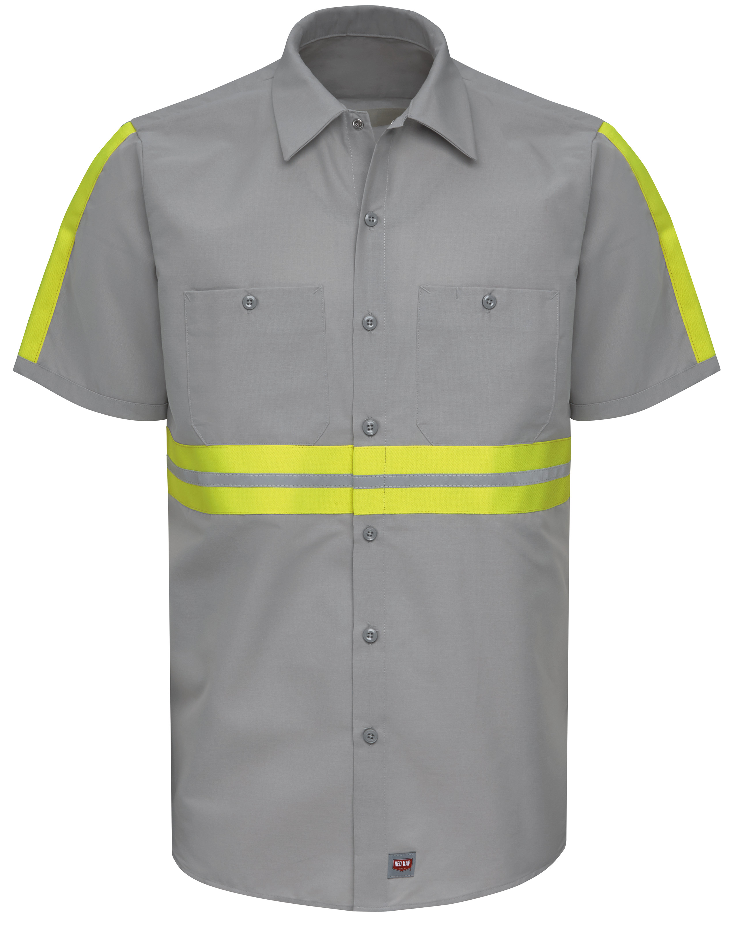 Picture of Red Kap® SP24-EHV Short Sleeve Enhanced Visibility Industrial Work Shirt
