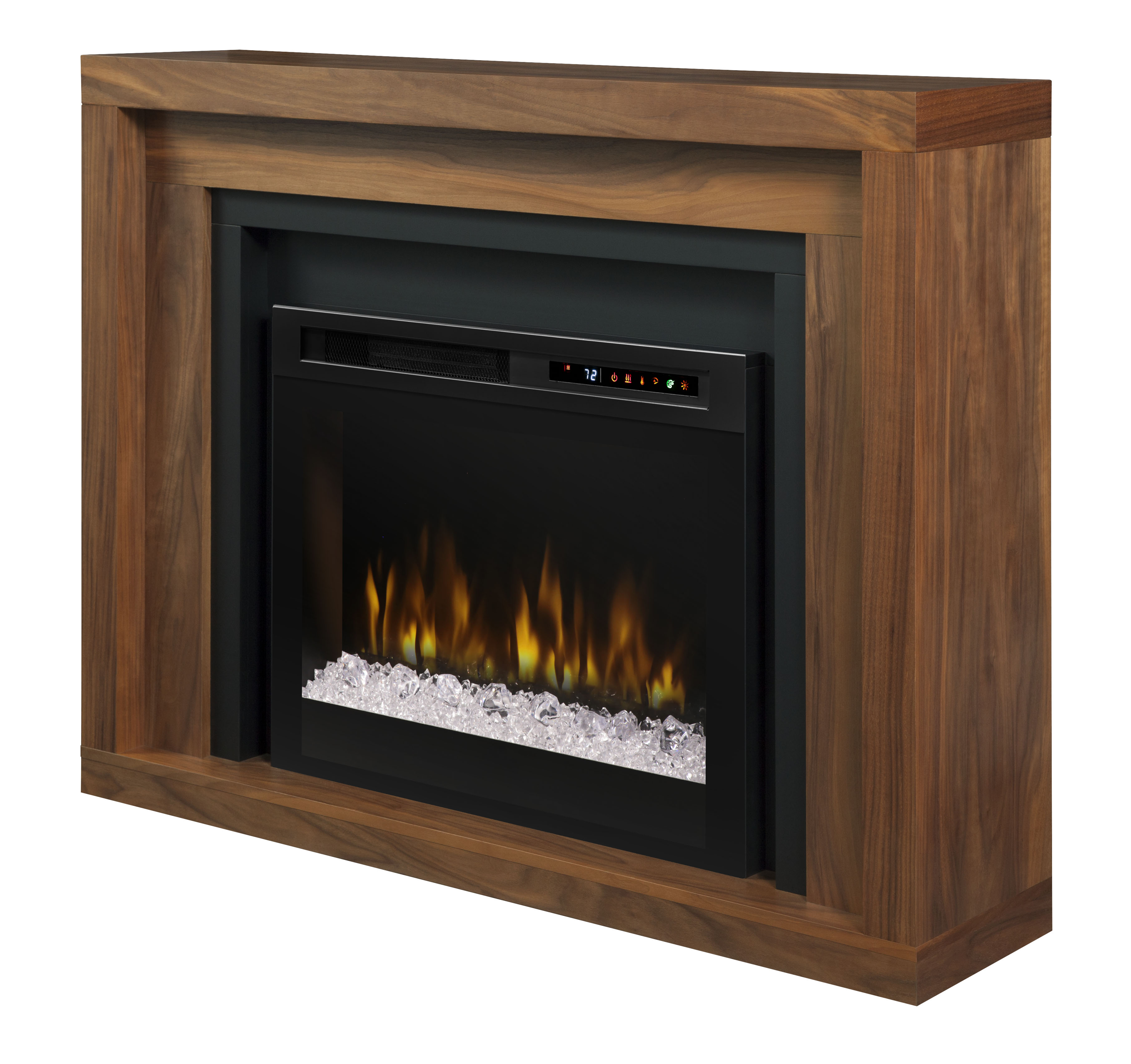 Dimplex Anthony Mantel Electric Fireplace With Glass Ember Bed Glen