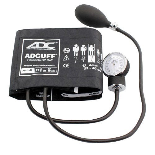 Prosphyg™ 760 Pocket Aneroid Sphyg w/Adult (23-40cm) Adcuff™, Black