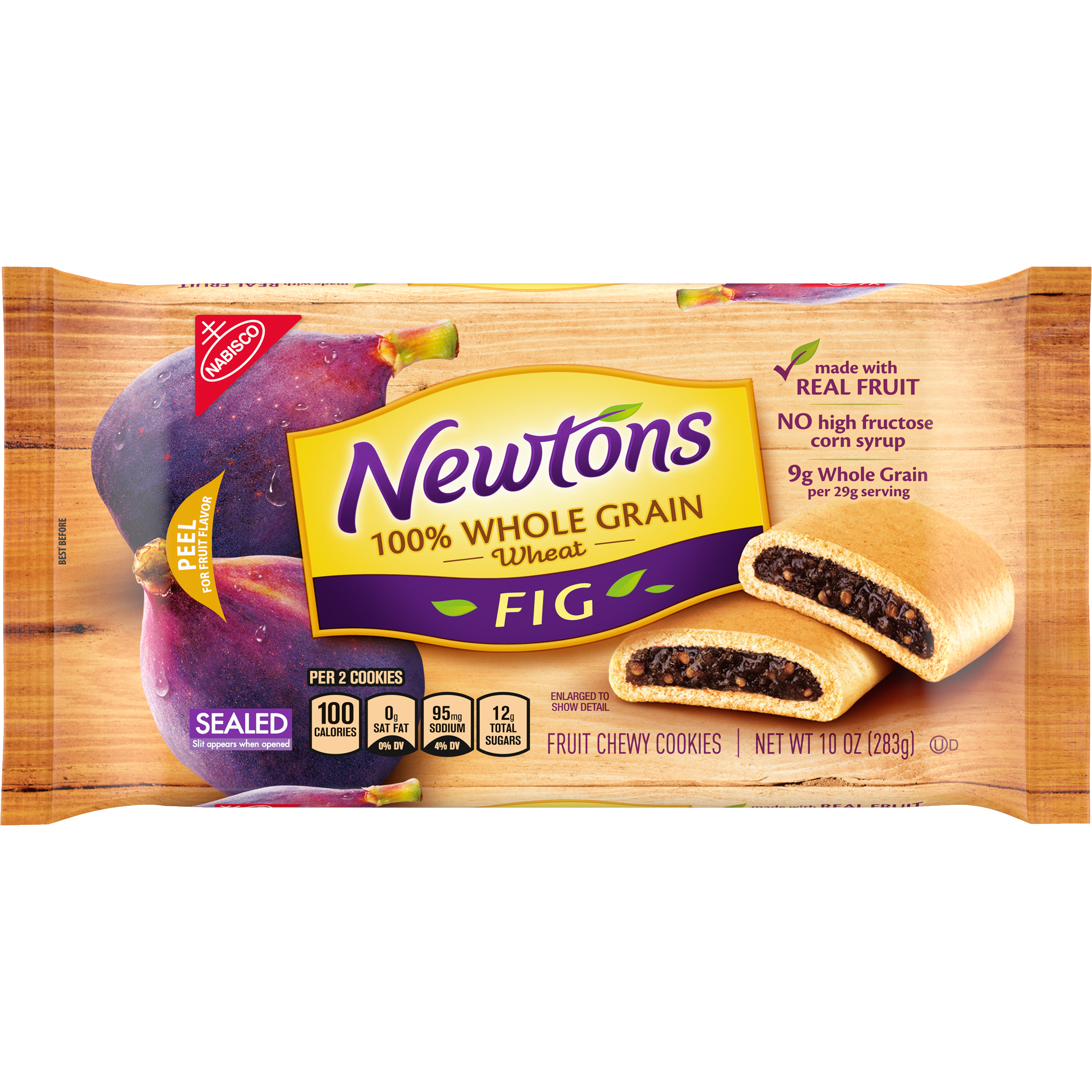 Newtons 100% Whole Grain Wheat Soft & Fruit Chewy Fig Cookies, 10 oz Pack-1