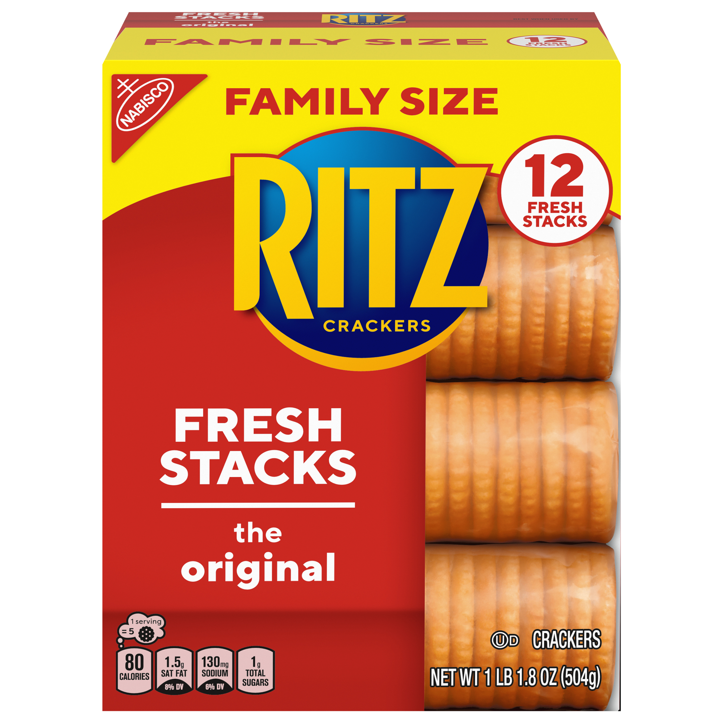 RITZ Fresh Stacks Original Crackers, Family Size, 17.8 oz-0