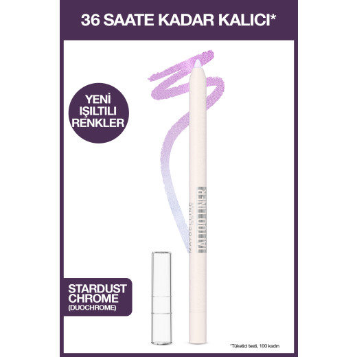 maybelline new york tattoo liner jel göz kalemi - 821 stardust chrome