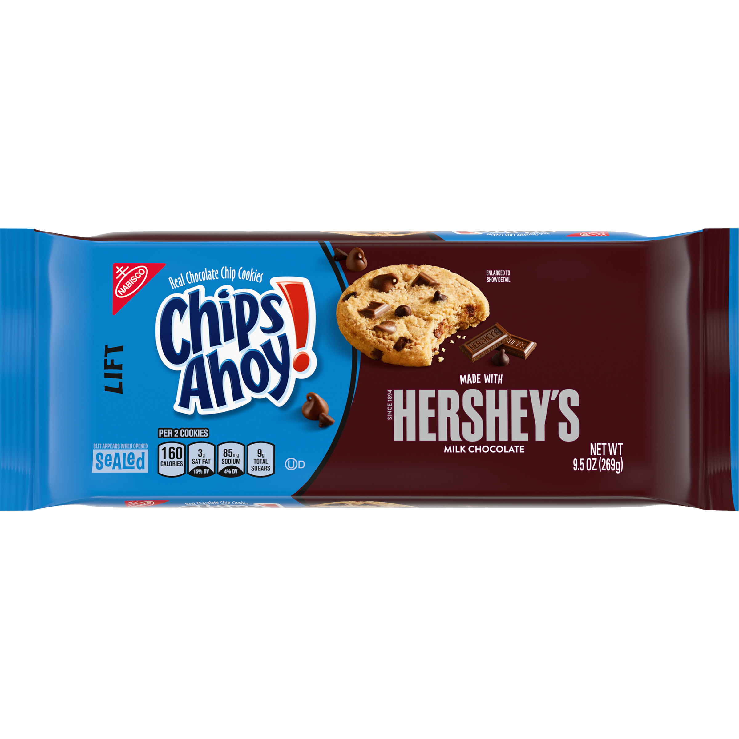 CHIPS AHOY! Hershey's Milk Chocolate Chip Cookies, 9.5 oz-2