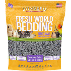 Image of Sunseed Fresh World Bedding Original for Small Animal & Bird, 2130 cu in