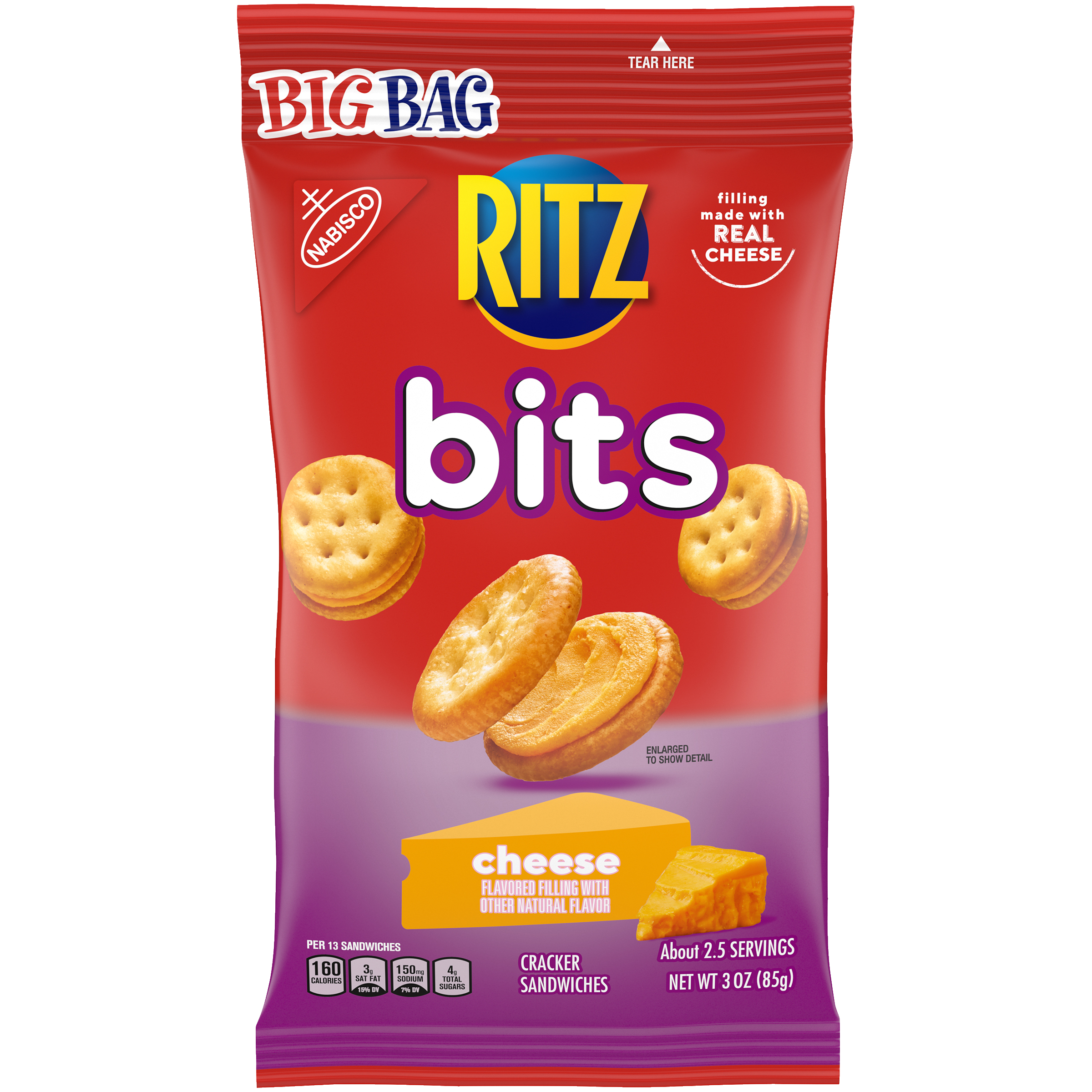 RITZ Bits Big Bag - Cheese 12/3OZ